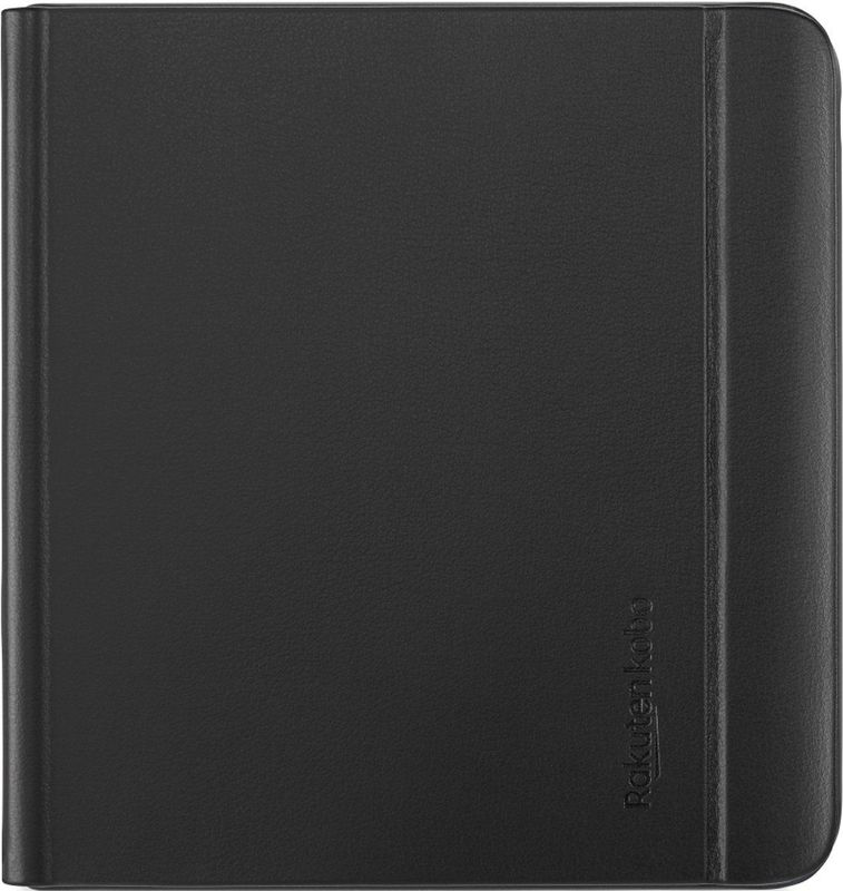 Kobo Libra Colour Hoes voor eReader - Notebook SleepCover - Zwart - Met stylushouder