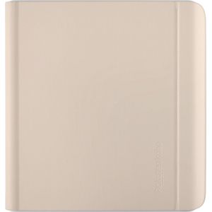 Kobo Libra Colour Hoes voor eReader - Notebook SleepCover - Beige - Met stylushouder
