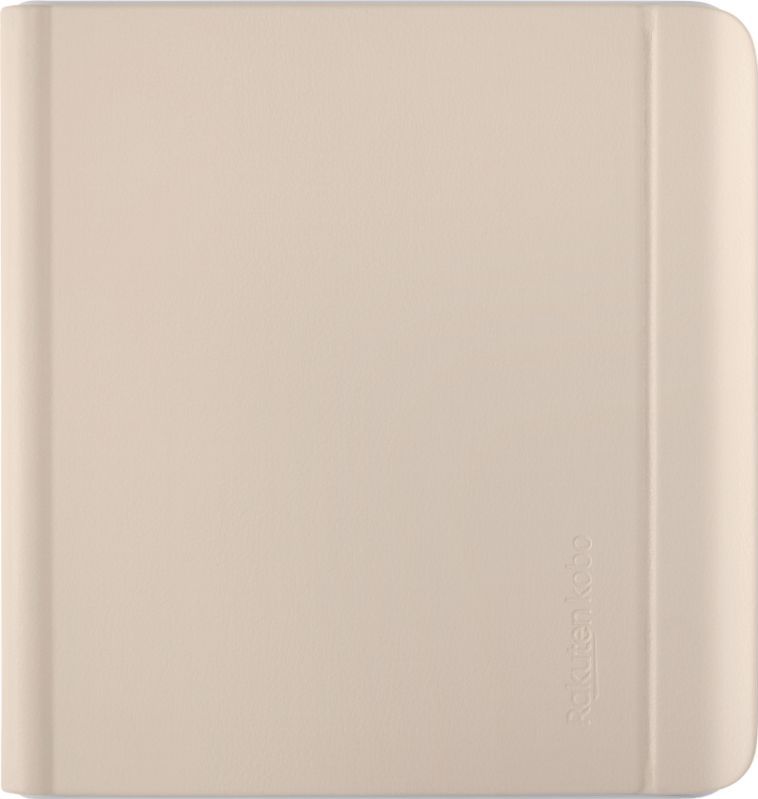 Kobo Libra Colour Hoes voor eReader - Notebook SleepCover - Beige - Met stylushouder