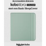 Kobo Libra Colour Hoes voor eReader - Basic SleepCover - Groen - Slaapfunctie