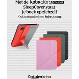 Kobo Clara Colour / BW Hoes voor eReader - SleepCover - Roze - Ingebouwde standaard