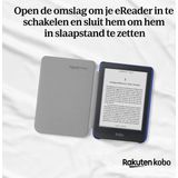 Kobo Clara Colour / BW Hoes voor eReader - Basic SleepCover - Blauw - Slaapfunctie