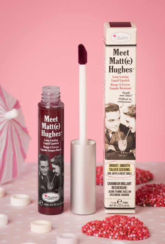 theBalm Meet Matt(e) Hughes Lipstick 7.4 ml MERLOT - ROUGE
