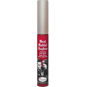 TheBalm Meet Matt(e) Hughes long lasting liquid lipstick Romantic Crimson 7.4ml