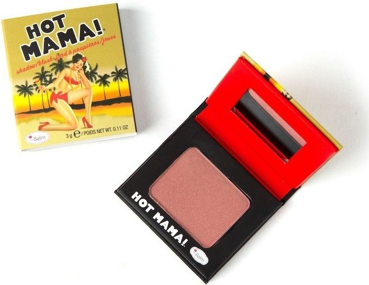 Thebalm Hot Mama! Shadow/Blush, Subtle Highlighter, Peachy-Pink Shade Reismaat