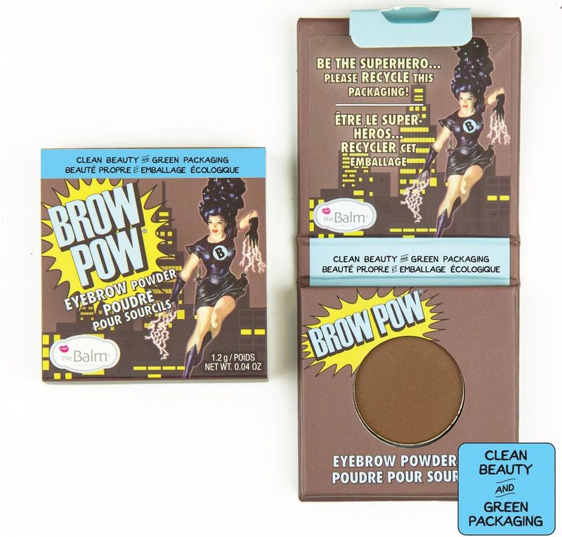 The Balm - Green Beauty Brow Pow - Wenkbrauwpoeder - Lichtbruin - 0,85 g