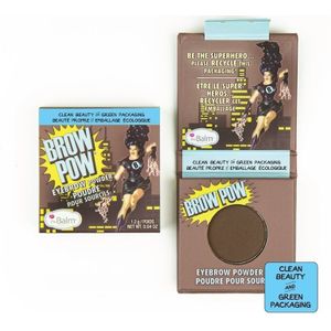 The Balm - Green Beauty Brow Pow - Wenkbrauwpoeder - Donkerbruin - 0,85 g