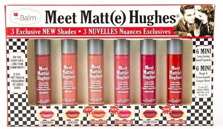 The Balm - Meet Matte Hughes Vol.14 - Lippenstift - 6 x 1.2 ml - Matte Finish