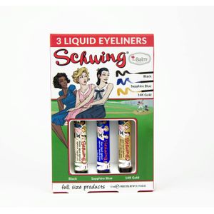 Schwing Liquid Eyeliner Trio vloeibare eyeliner set 3x1.7ml