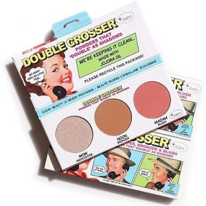 the Balm Double Crosser Highlighter, Bronzer & Blush Palette