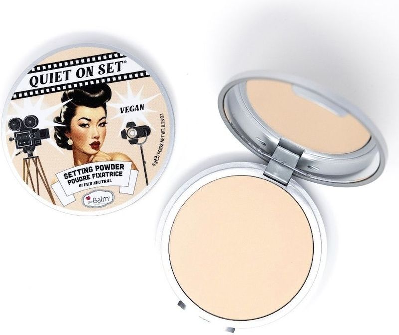 theBalm Setting Powder Quiet on Set 03 Medium Neutral Poeder 96 g 01 Fair Neutral