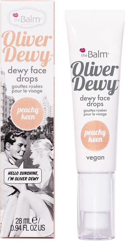 theBalm Oliver Dewy Gezichtsdruppel Highlighter 28 ml Peachy Keen