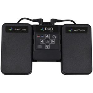 AirTurn - DUO 500 - Bluetooth Pedal Controller - Zwart - Geschikt voor Apps