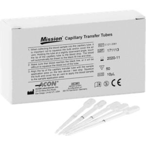 Mission Plus - Hb 10µL - Capillairen - 50 stuks