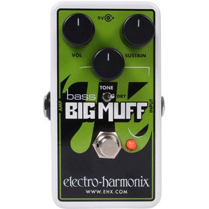 Electro Harmonix elektrische gitaareffect met Nano Bass Big Muff Pi filtersynthesizer NBBMUFF