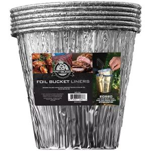 Pit Boss Foil Bucket Liner - 6 Pack