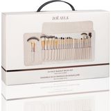 Zoë Ayla 24-delige make up kwasten set - Make up brush set - Incl. luxe reistas - Professionele make-up kwasten