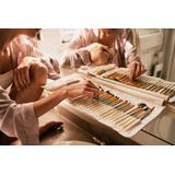 Zoë Ayla 24-delige make up kwasten set - Make up brush set - Incl. luxe reistas - Professionele make-up kwasten