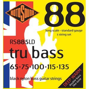 Rotosound 885LD Tru Bass 88 basgitaarsnaren 65 - 135 long scale