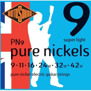 Rotosound PN9 Pure Nickels 009 Snarenset elektrisch