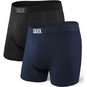 Saxx - Ultra Boxer - Boxershort - Black/Navy - 2-Pack