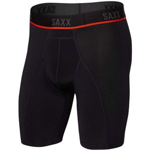 Saxx - Kinetic Long Leg - Boxershort - Zwart - Nylon/Elastaan