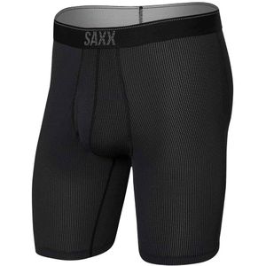 Saxx - Quest Fly Boxershort - Zwart - Micro-Mesh - Sneldrogend