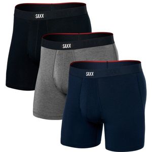 Saxx Underwear - Vibe Xtra - Boxershorts - Marine Blauw - 3-pack