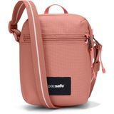 PACSAFE GO Micro Crossbody - Anti diefstal Schoudertas - 1,5 L - Roze (Rose)