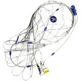 Pacsafe 55L, Gepäckvorhängeschloss, Jede Marke, Polycarbonat, Edelstahl, Edelstahl, Rucksack, Gepäck, 120 mm
