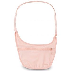 Pacsafe Geheim Nektasje-zakje - 13.5 x 20.5 x 0.3 cm - RFID-blokkerend - Waterafstotend - Wasbaar - Roze