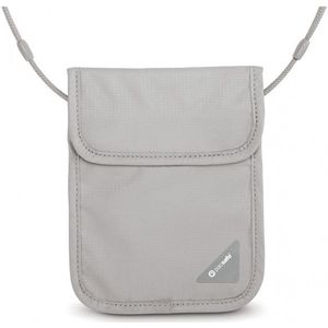 Pacsafe Bortszak - 17 x 13.5 x 0.6 cm - RFID-blokkerend - Schoudertas - Borstbuidel - Grijs
