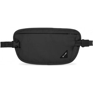Pacsafe CoverSafe V100 antidiefstalbescherming, RFID-blokkerende geldgordel, zwart (zwart) - 10153