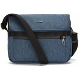 PACSAFE Metrosafe X Messenger - Anti diefstal Laptoptas - 8 L - Denim (Dark Denim)