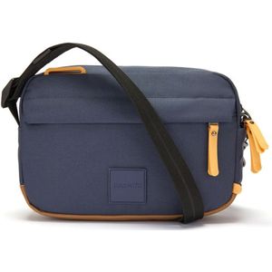 Pacsafe GO Crossbody - 2.5 L - Schoudertas - Veelzijdig - RFID-blokkerend - Anti-diefstal - Gerecycled Polyester - 16 x 24 x 7 cm - Blauw