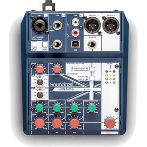 Soundcraft Notepad-5 - Analoge mixer