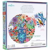 eeBoo Birds and Flowers Gerecycleerd karton - Puzzel voor volwassenen, 500 kleurrijke stukjes-PZFBDF