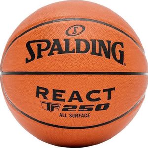 Spalding React TF-250 Ball 76968Z, Unisex, Oranje, basketbal, maat: 6