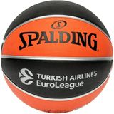 Spalding Euroleague Varsity Tf-150 Rubber Indoor/Outdoor Basketbal Heren - Oranje / Zwart | Maat: 7