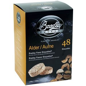 Bradley Smoker | Bisquettes Alder/Elzen | 48 Stuks