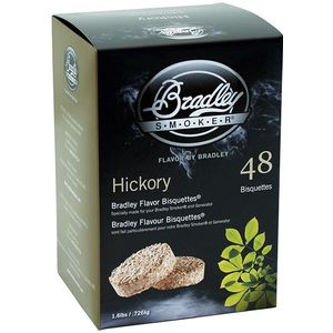 Bradley Hickory Wood Briketten rookhout 48 stuks