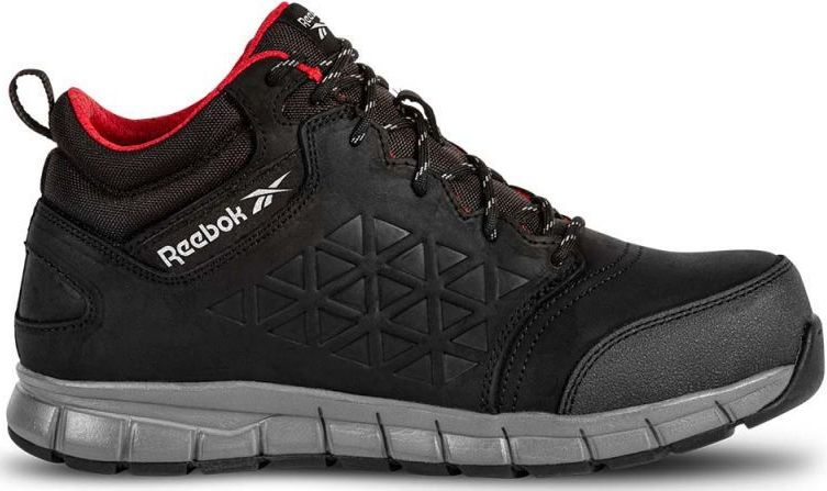 Reebok - Excel Light 1037-1 S3 Werkschoen - Zwart - Antistatisch - Oliebestendig