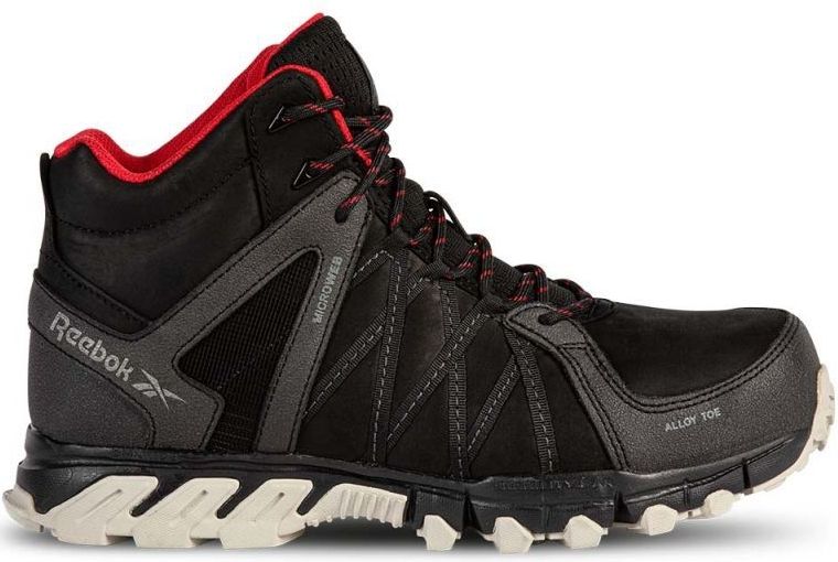 Reebok - Trail Grip 1052 S3 - Werkschoen - Zwart - Antistatisch, Slipweerstand, Aluminium Beschermneus