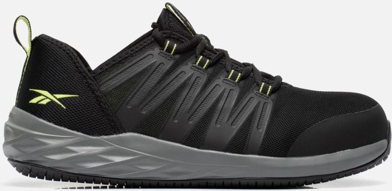 Reebok - Astroride IB2221 - Veiligheidsschoen - Zwart - S1PS, Ademend, Antistatisch, Extra Wijde Veiligheidsneus