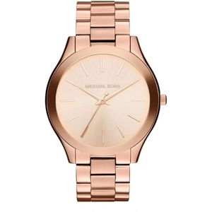 Michael Kors, Accessoires, Dames, Roze, ONE Size, Pink Lady Quartz Horloge van RVS