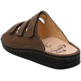 Finn Comfort - Korfu - Herenslippers - Tabak - Nubuck - Varkenvoering