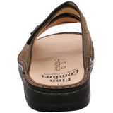 Finn Comfort - Korfu - Herenslippers - Tabak - Nubuck - Varkenvoering