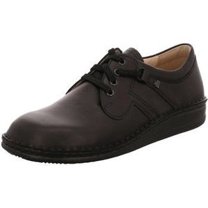 Finn Comfort Vaasa, lage schoenen voor heren, zwart en kwastje, 47 EU Larga