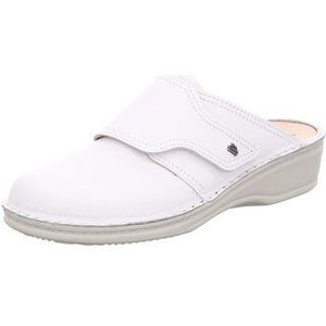 Finn Comfort - Muiltje - Leer - Zwart - Klittenband, Sleehak 2 cm