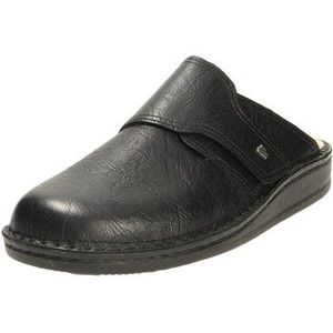Finn Comfort - Amalfi - Sandalen - Zwart - Glad Leer, Klittenbandsluitingen, Vervangbare Binnenzool, H-Wijdte
